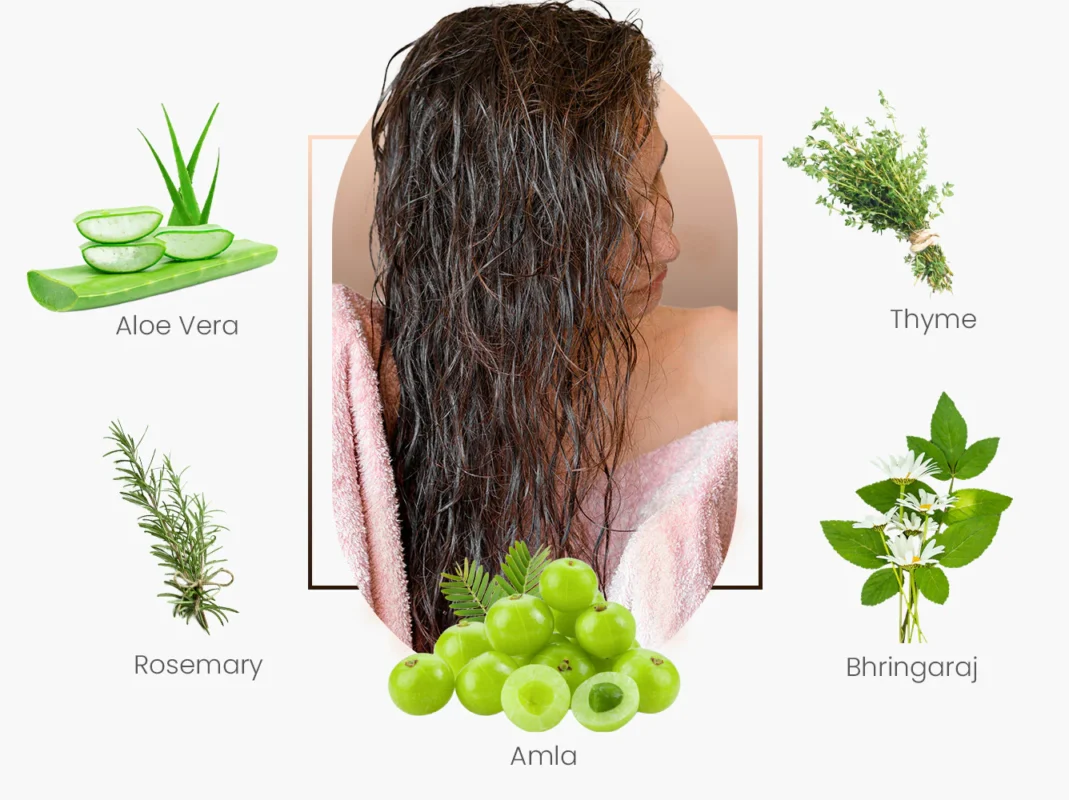 Herbs in Hair treatments at Ayodya Manatunga hair and beauty Academy.